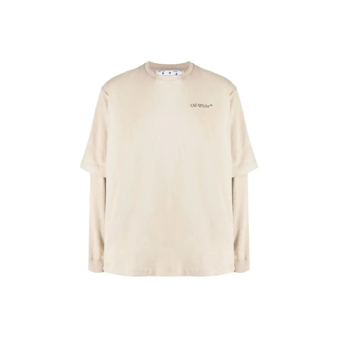 Off Белый Телесный Мужской T-рубашки
