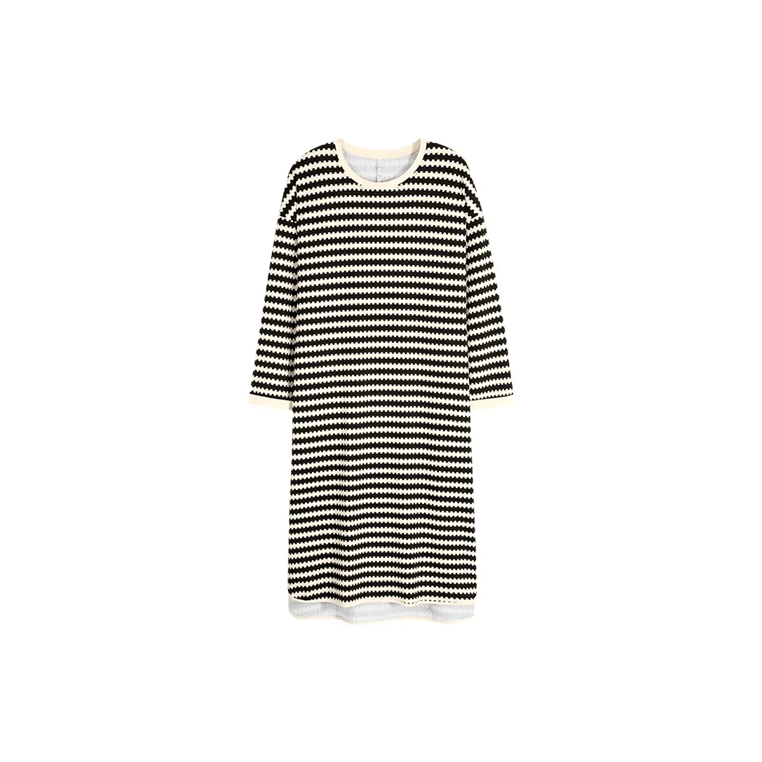 MIIOW Trend Party Series Nightgown Women's Black White