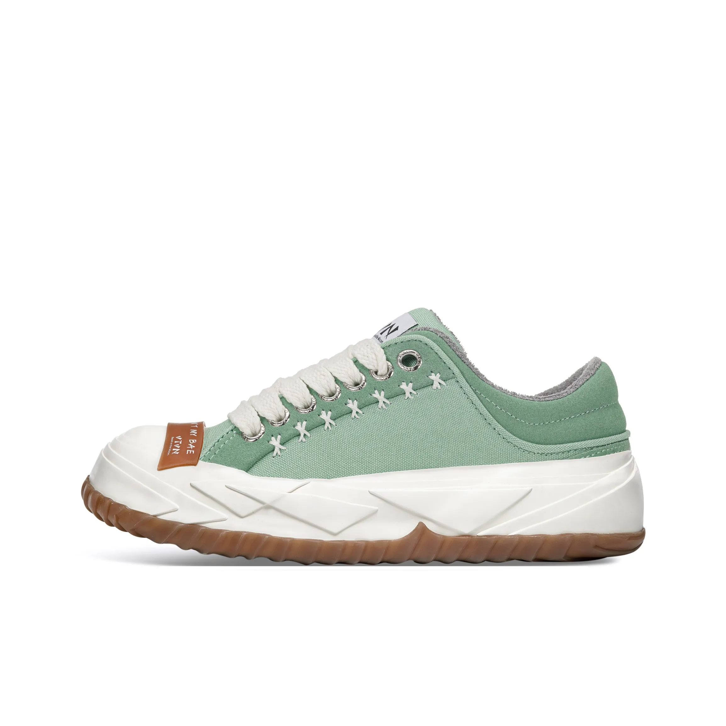 VTVN Falling Stars Meteor Series Low Top Skateboard Shoes Unisex Green