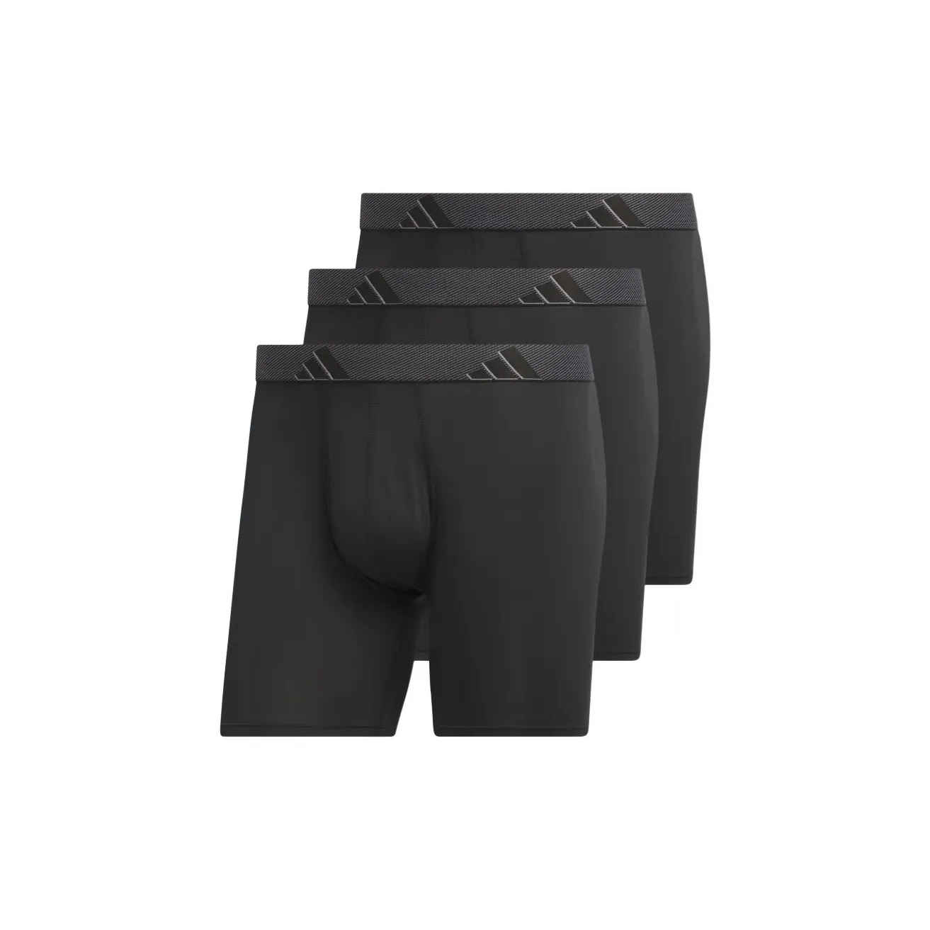 Adidas Free Shipping With AdiClub Microfiber Boxer Briefs 3-Pack Big And Tall