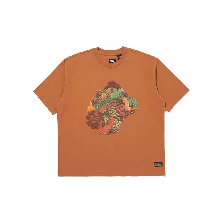 Levis T Shirts Men's Brown