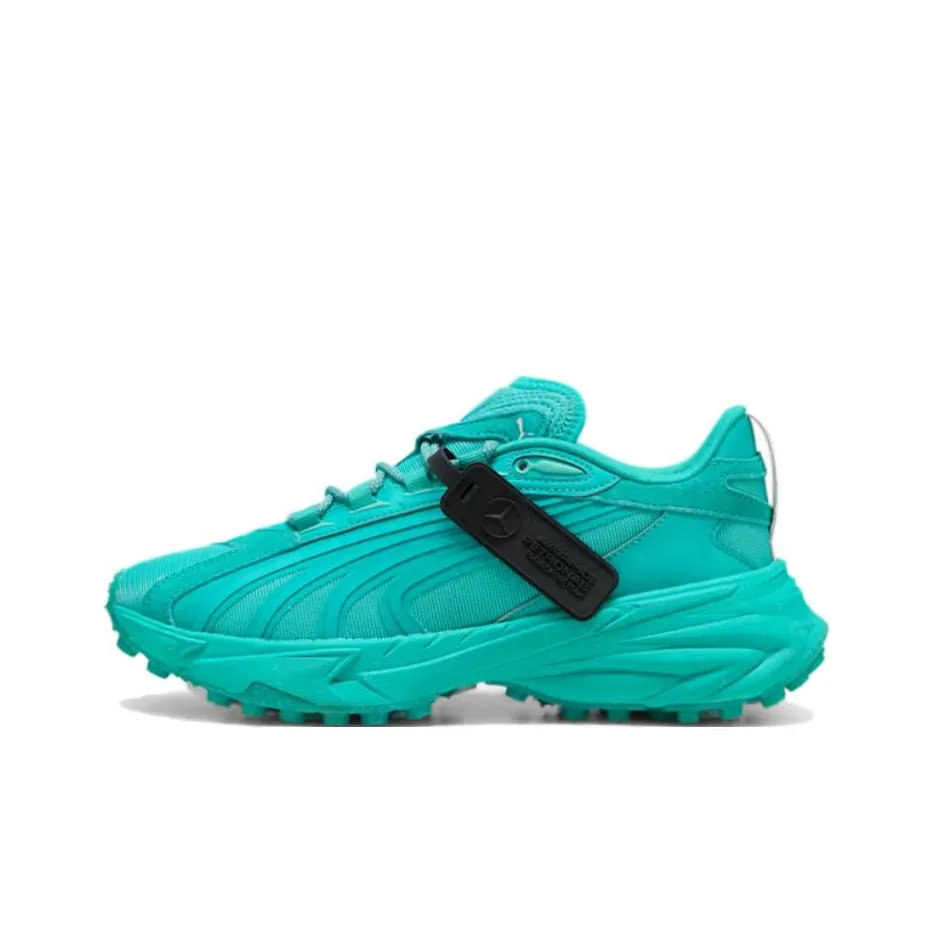PUMA Mercedes AMG Petronas F1® Anti Slip Wear Resistant Low Top Casual Shoes Men's Green