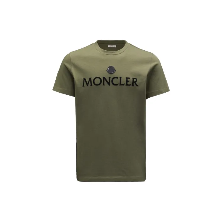 Moncler T Shirts Men's Olive Night