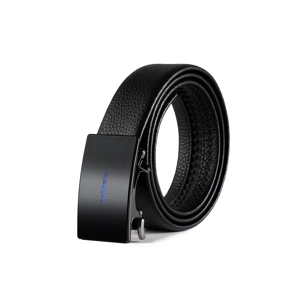 MILLIE'S Натуральная кожа Высококачественный бизнес-ремень с автоматической застежкой платье брюки кожаные ремни мужской