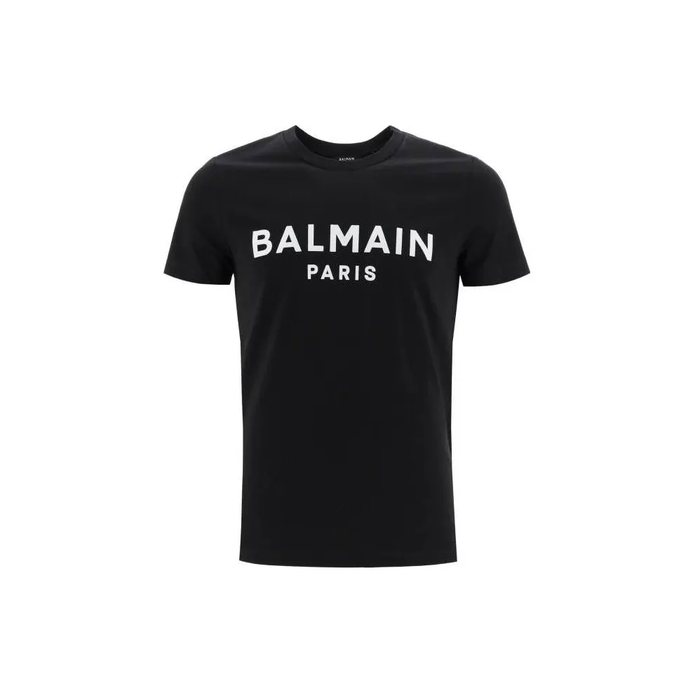 BALMAIN Logo Print T Shirt