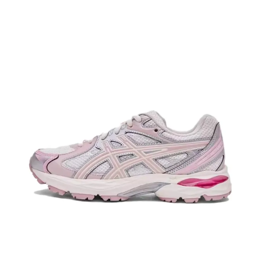 Asics RUNNING KIDS Anti Slip Wear Resistant Low Top Kids' Running shoes bianco Pink Gray Teenagers