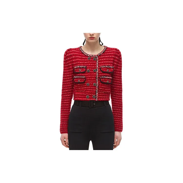 Self portrait Jacket Women's Red