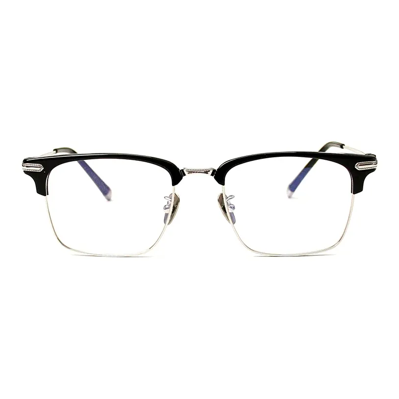 BOELEO Пластиковая оправа Чистый титан Квадрат Оптическая оправа Мужская