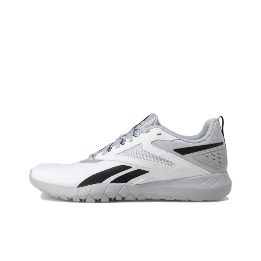 Reebok Flexagon Energy Tr 4 Low Top Training Shoes Men's White Gray