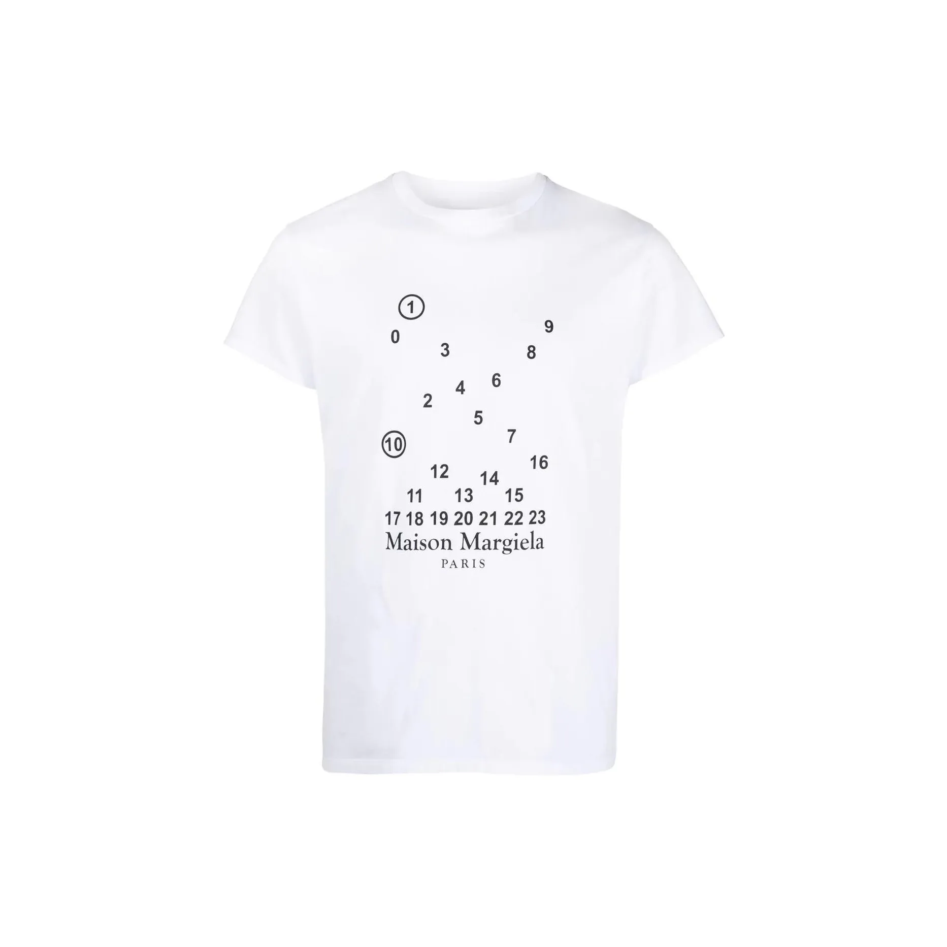 Maison Margiela Graphic Printed Crewneck T Shirt