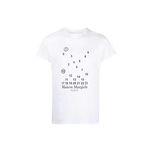 Maison Margiela Белая Унисекс Футболка
