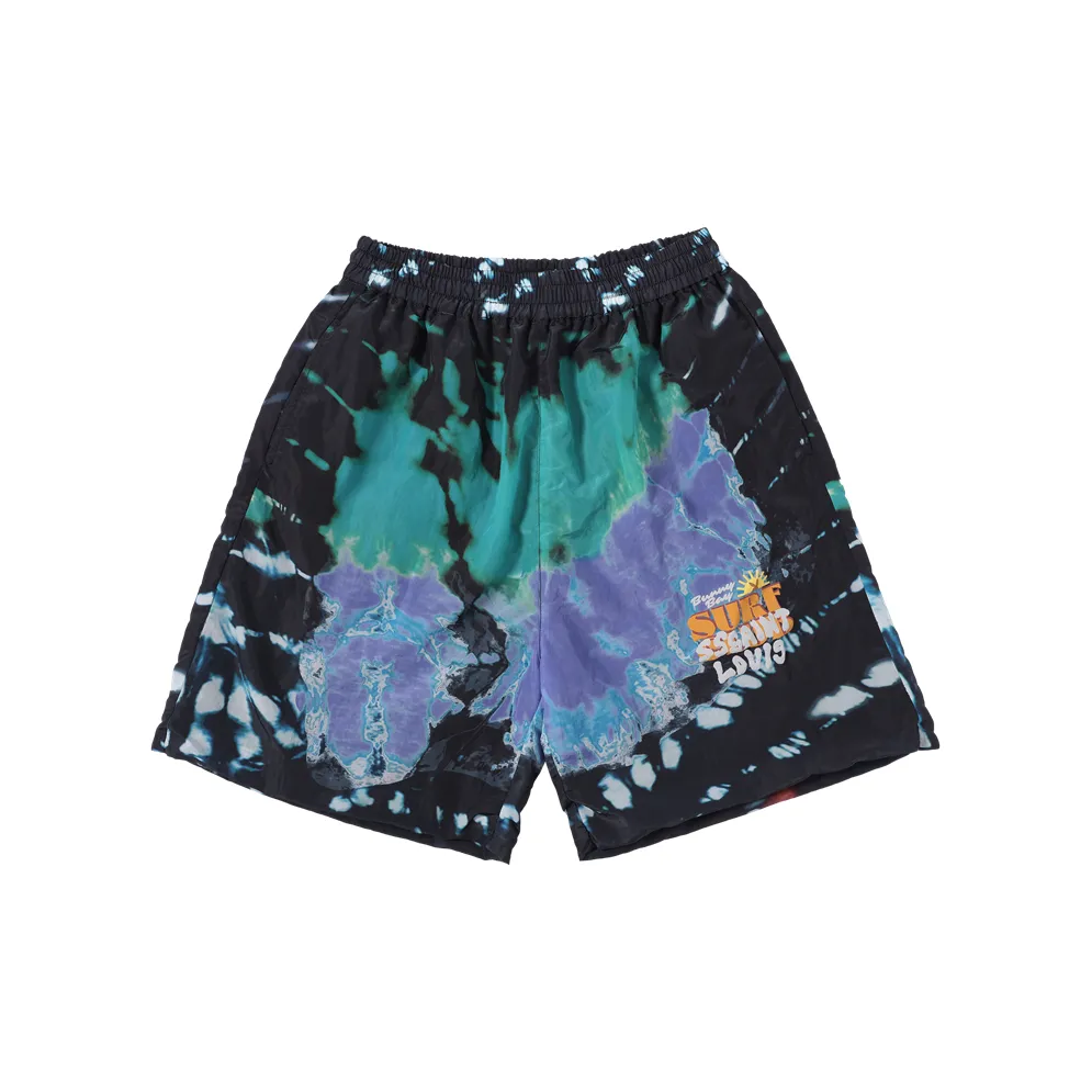 Playboy X SSSAINT LOUIS SSSAINT LOUIS X Playboy Co-branded Series Casual Shorts Unisex Tie-Dye Blue