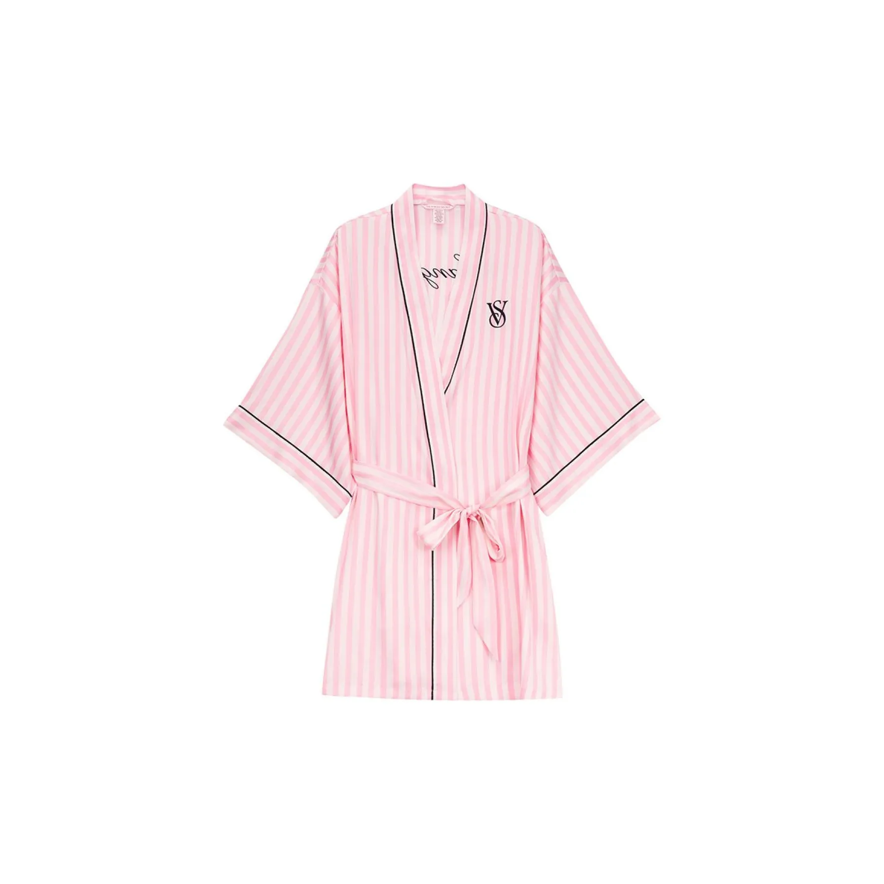 Victoria's Secret Bathrobes Women's Pink Stripes