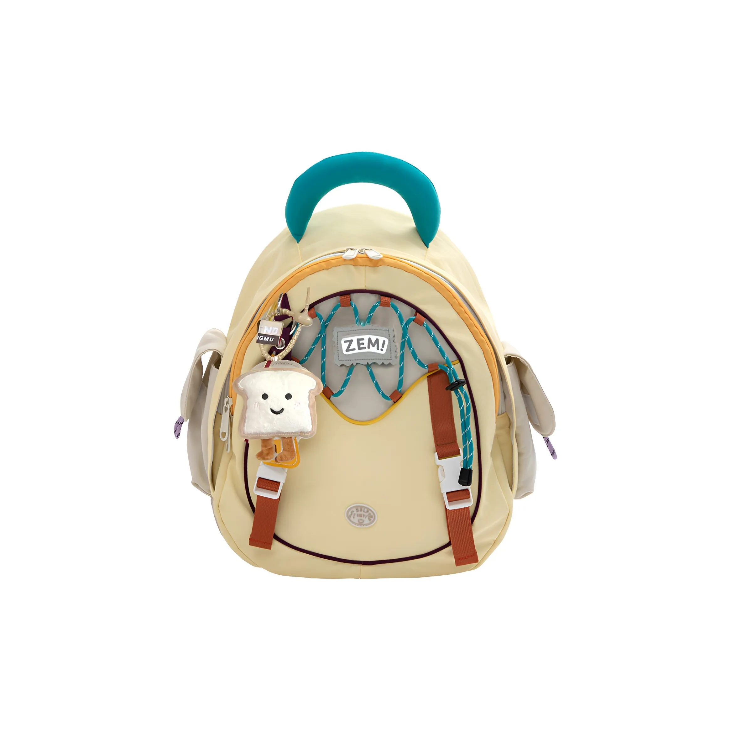 MINLUBAOLUO Fabric Backpack Tubas Women's Yellow/Blue/Pink