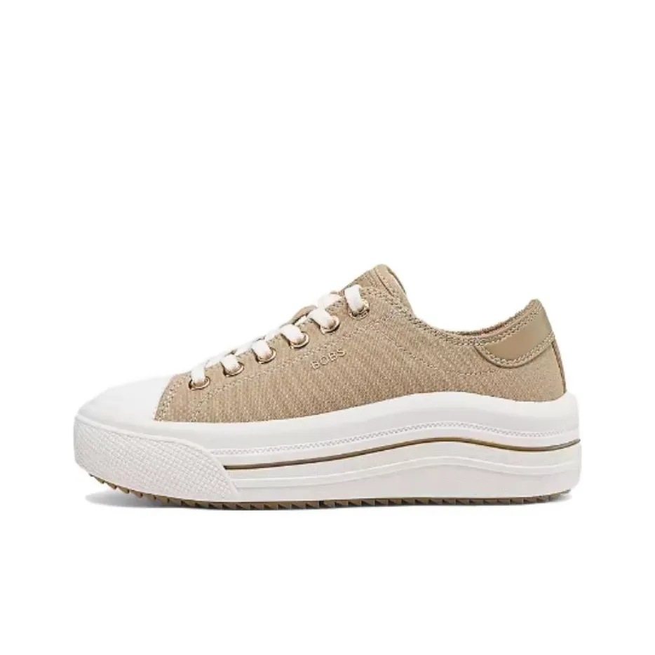 Skechers Bob's Low Top Skateboard Shoes Women's Tan