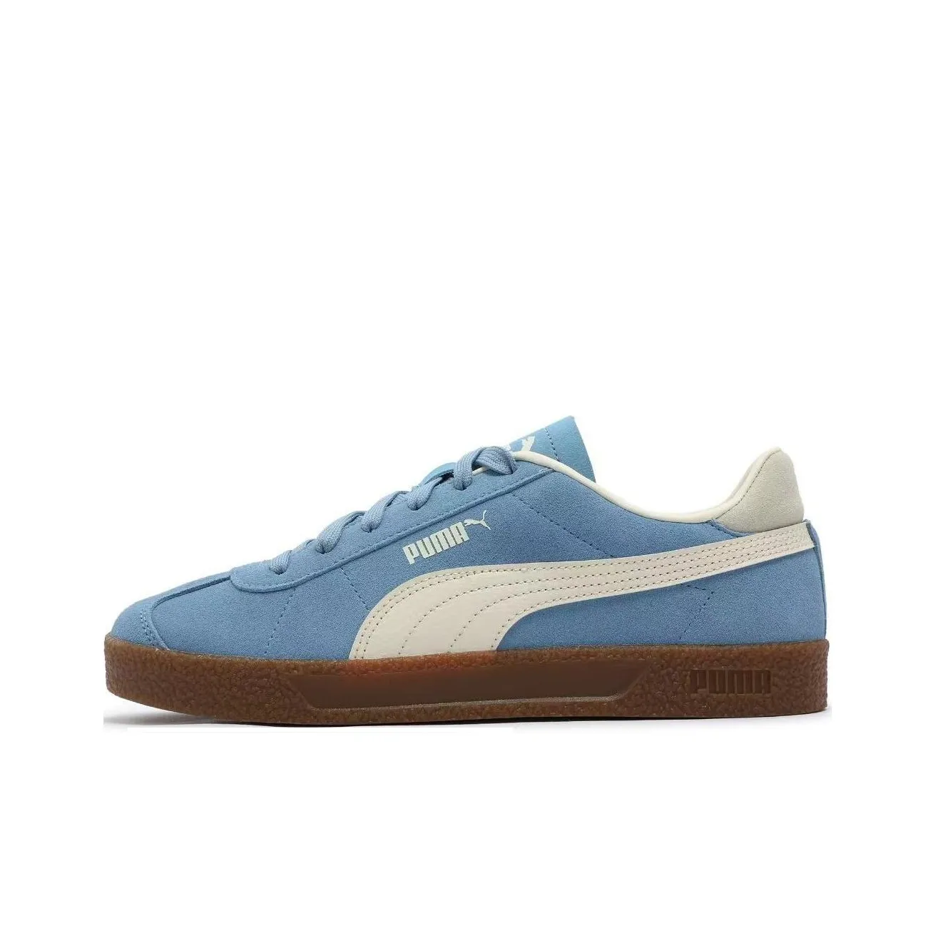 PUMA Club Low Top Skateboard Shoes Unisex Blue White