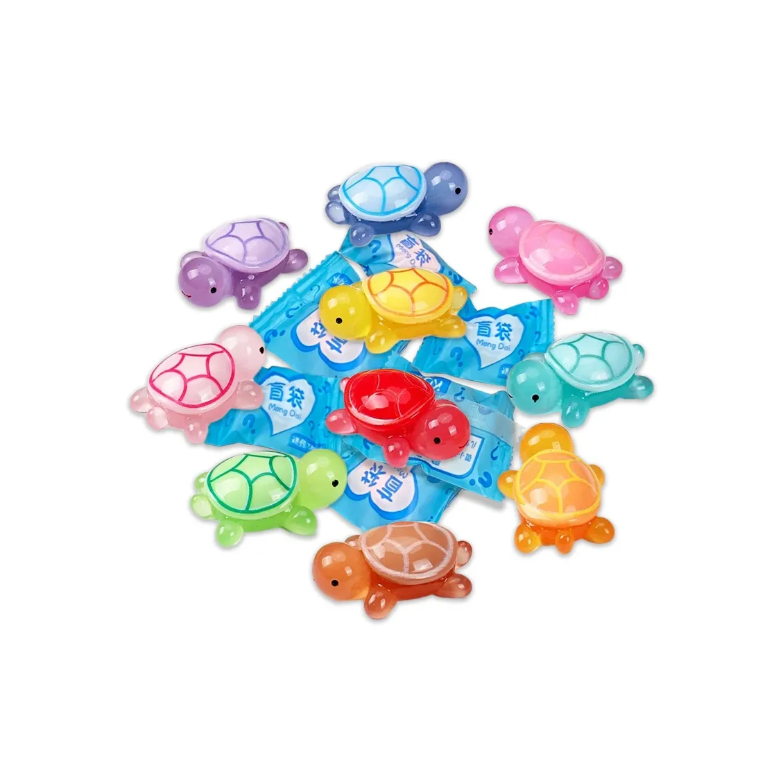 A Little Tide To Play Match 3 Little Черепаха Слепые коробки One Сумка OF 6 пар Невозврат после отделения