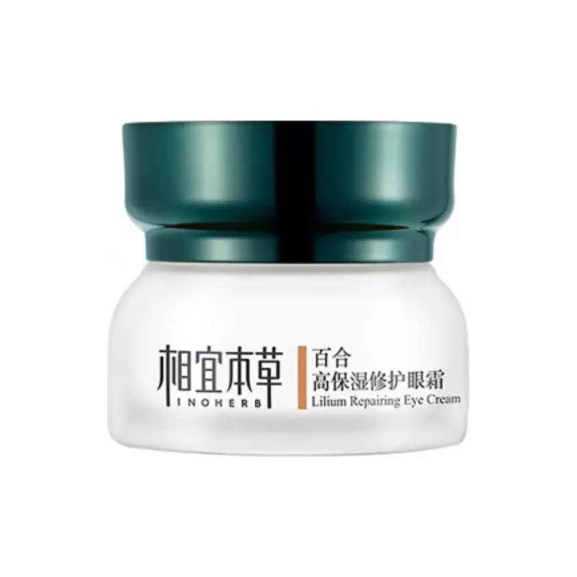 INOHERB Лилия Высококонтентурный восстанавливающий крем для глаз успокаивающий и освежающий 15 г