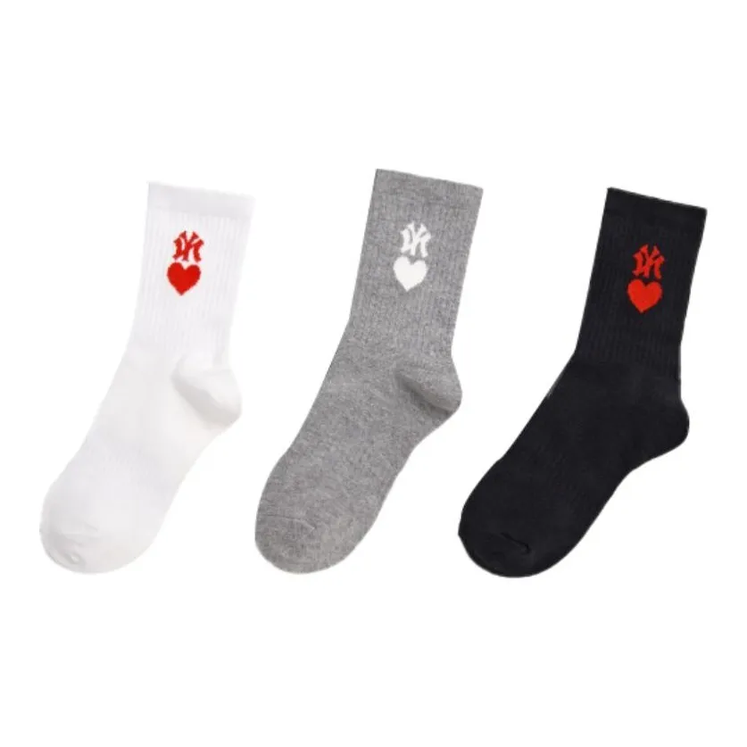 MLB MONOGRAM Коллекция Носки Crew Унисекс 3 упаковки