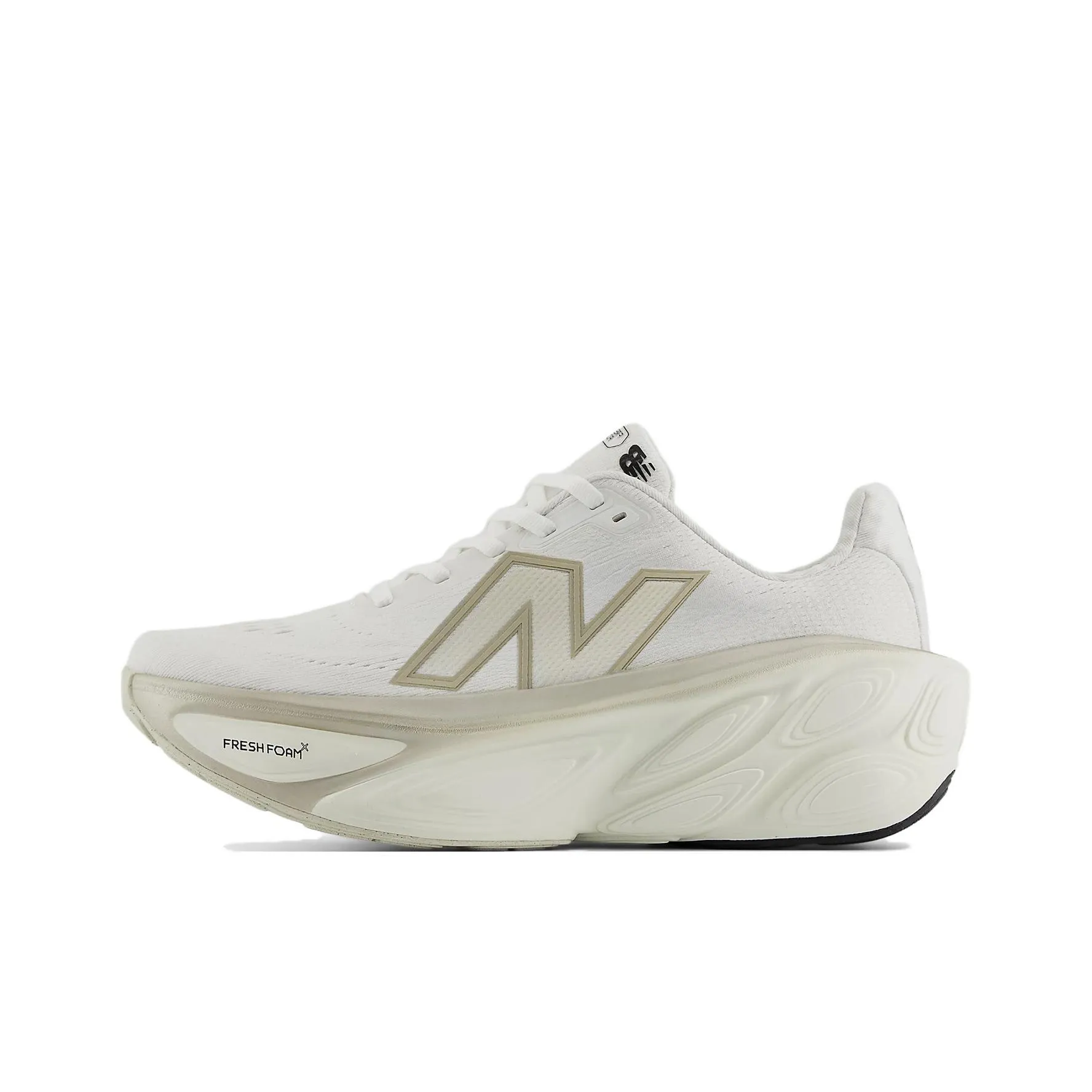 New Balance Fresh Foam X More V5 White Sea Salt Light Gold Metallic Women's