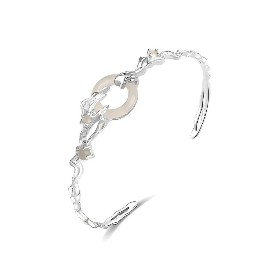 KING OF BLING Сплав Искусственный Халцедон Браслеты Унисекс Мирный Удачи