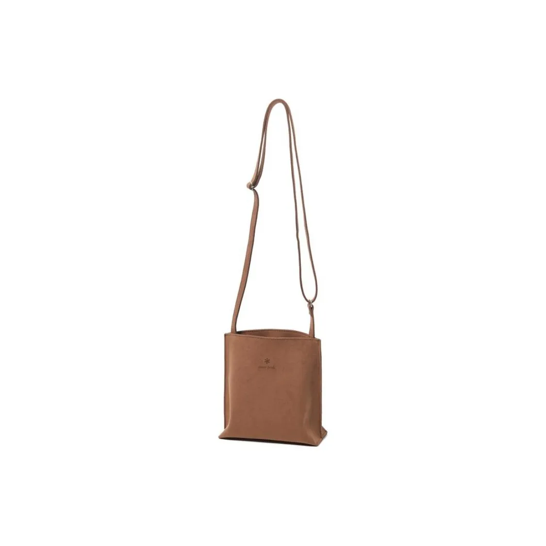 Snow Peak Vegan Leather Shoulder Bag, Crossbody Bag Women's Brown