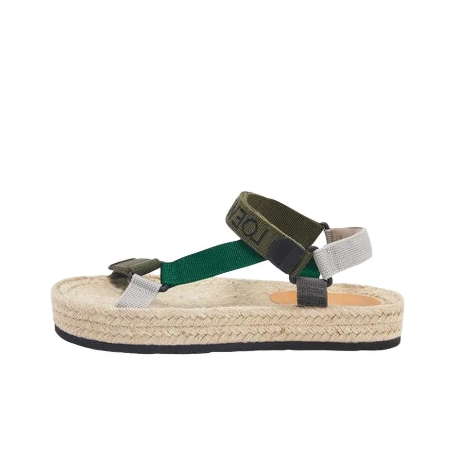 LOEWE Strap Sandals Men's Army Green