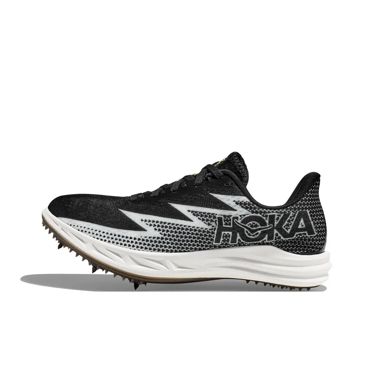 HOKA ONE ONE Crescendo Slip-resistant Abrasion-resistant Low Top Training Running Shoes Unisex Black White HOKA ONE ONE Crescendo Противоскользящий Устойчивый к истиранию Низкий Топ Тренировочные Беговые Кроссовки Унисекс Черный Белый