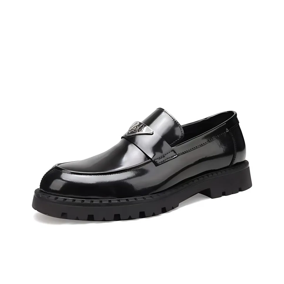 Mo Xu Лоферы Мужские Черные