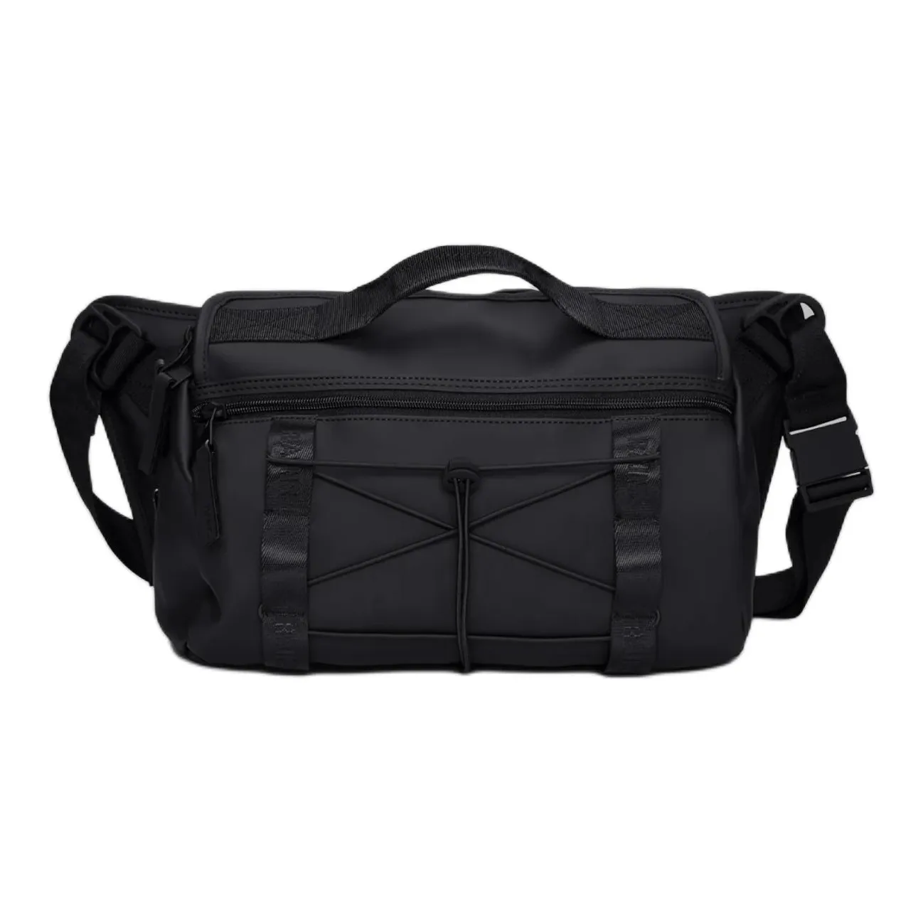 Rains Полиэстер Курьерская сумка Сумка Обычная Унисекс Черная