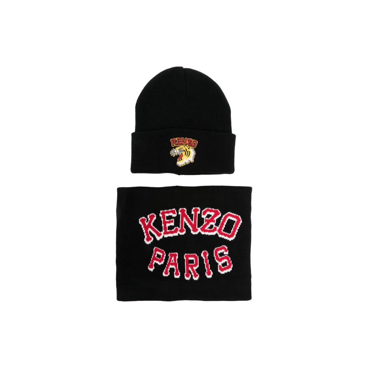 KENZO Kids Knitted Beanie Set Set Of Two