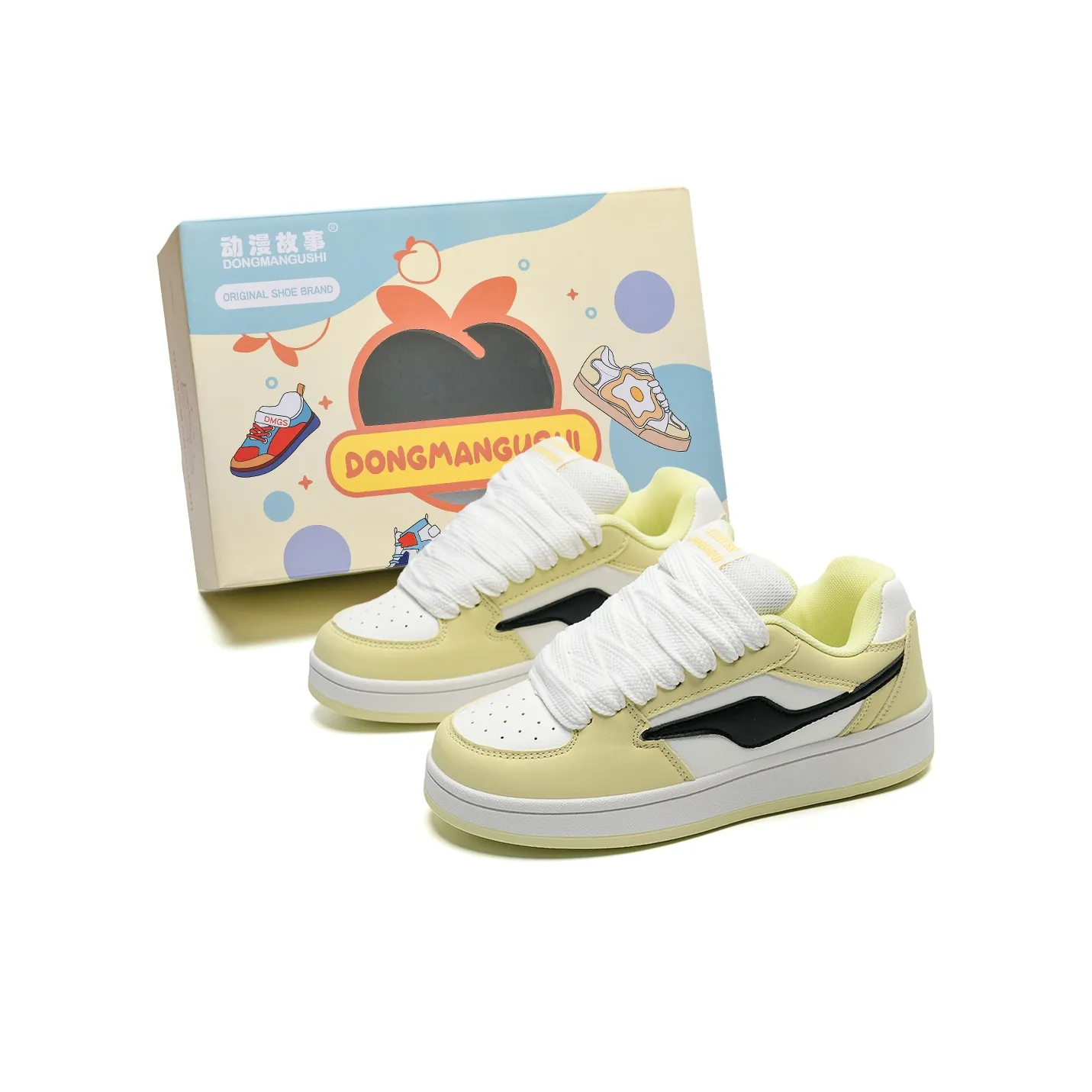 Anime Story Slip-resistant Abrasion-resistant Lightweight Breathable Skateboard Shoes Low Top Unisex Anime Story Противоскользящие Износостойкие Легкие Дышащие Скейтборд Кроссовки Низкие Унисекс