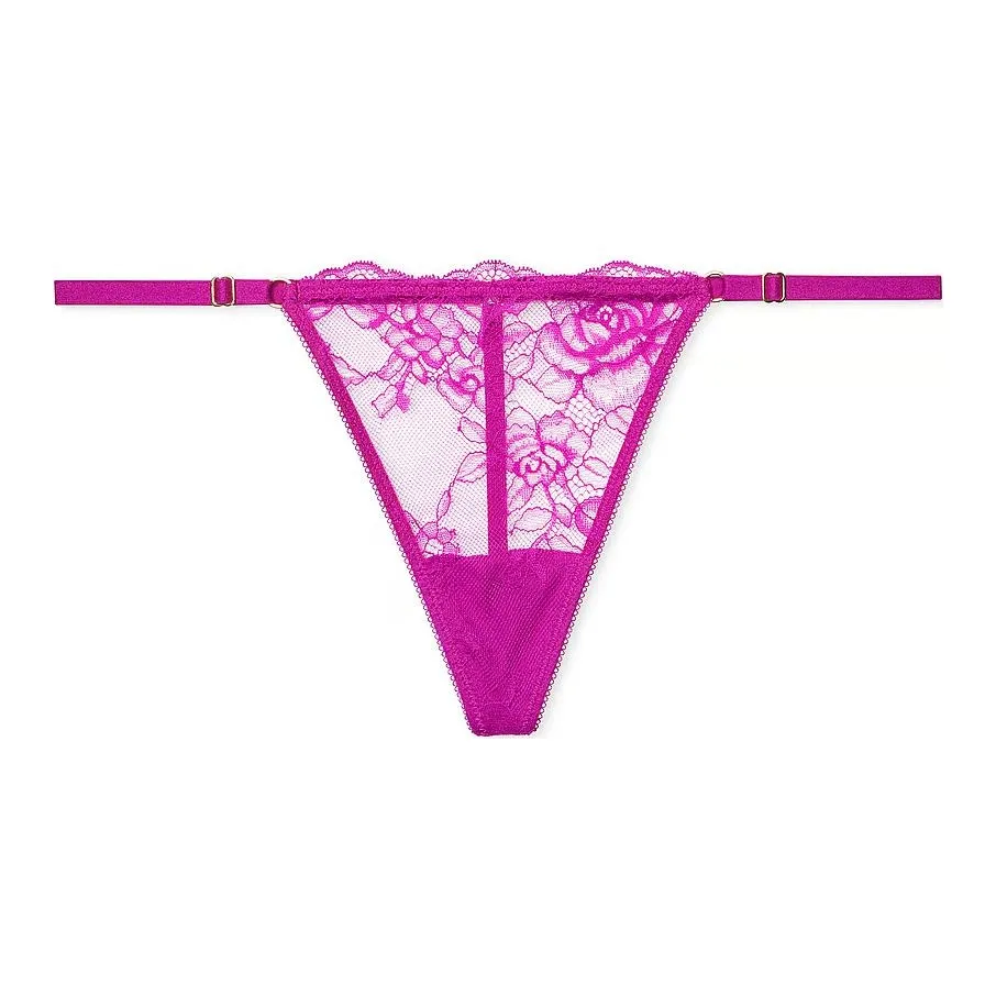 Victoria'S Secret SECRET Very Sexy V Фурнитура Регулируемый V STRING Пантика OP Стринг Женские 1 упаковка Розовый