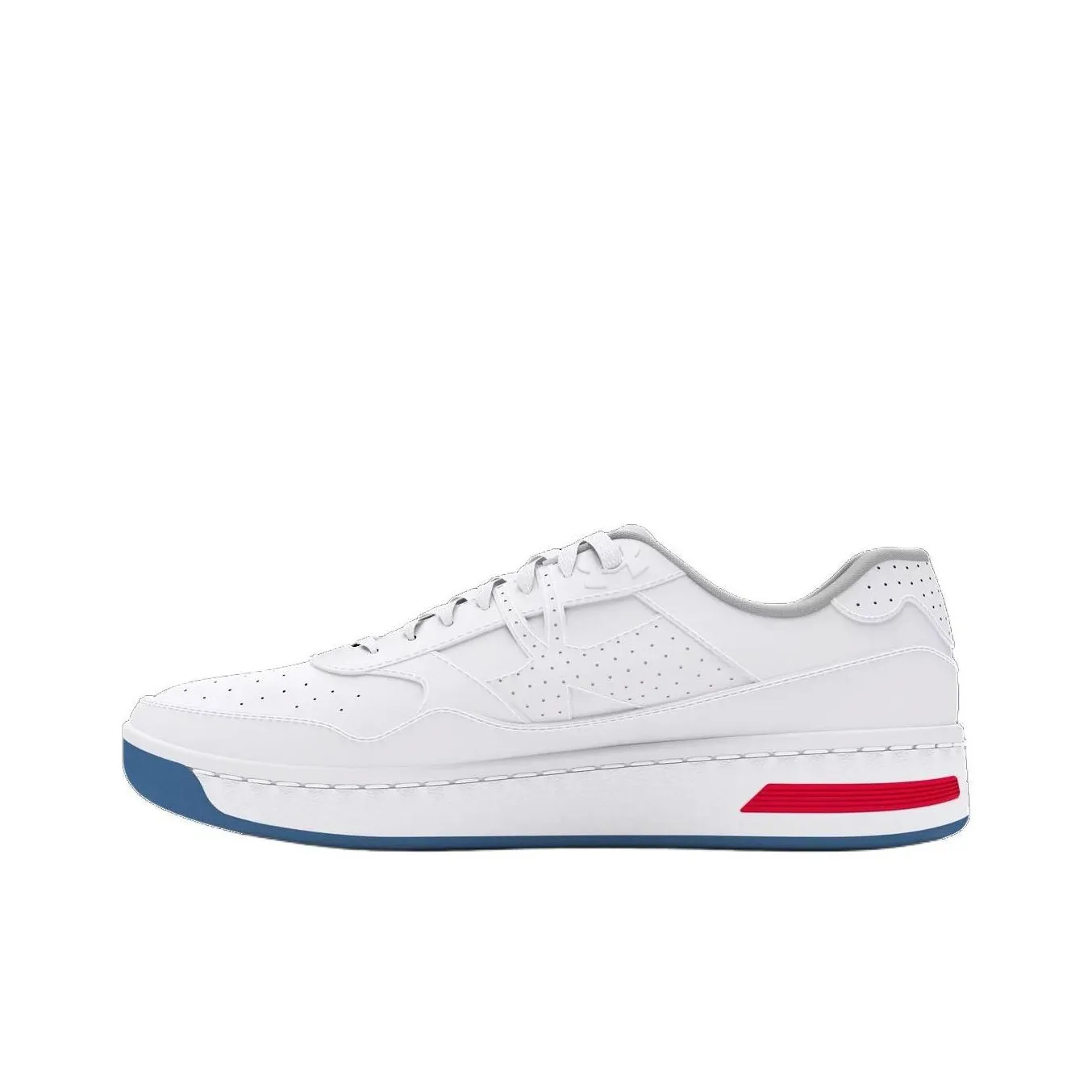 Under Armour Устойчивый к истиранию Низкий Топ Повседневная обувь Мужская Белая