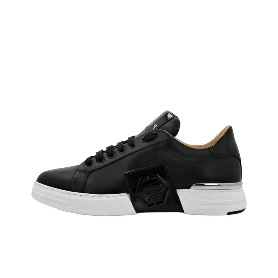 PHILIPP PLEIN Lo Top Low Top Skateboard Shoes Unisex Black