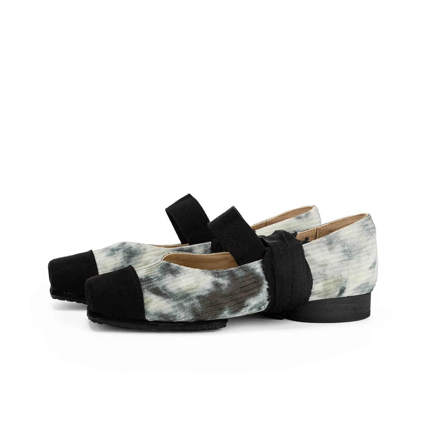 Bian Fumao Yosuga no Sora Series Туфли Мэри Джейн Серые Женские