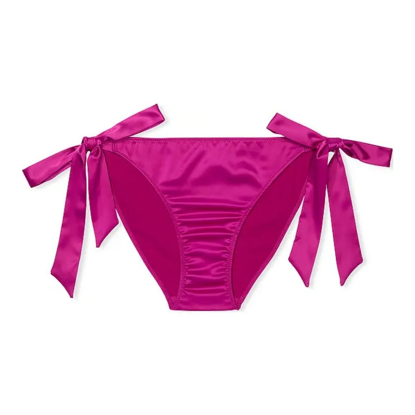 Victoria's Secret Very Sexy Strappy Фурнитура Cheeky Panty O P Нижнее белье Женские 1 шт Ярко-розовый