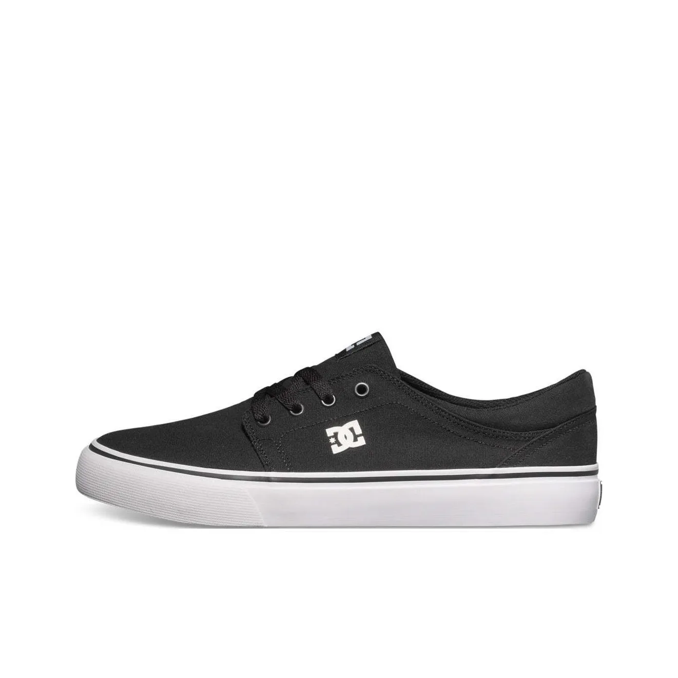 DC Shoes Low Top Canvas Shoes Men's Black White