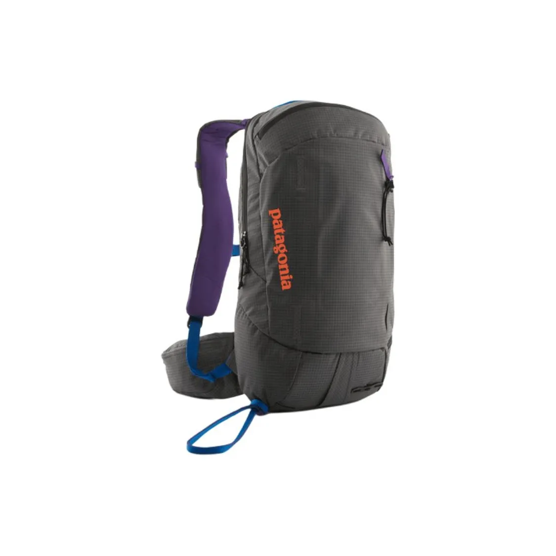 Patagonia Recycled Nylon Outdoor Mountaineering Backpack Unisex Forge Gray