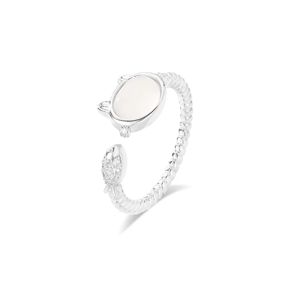 D.K.X Цветное стекло Нефритовые кольца Женские