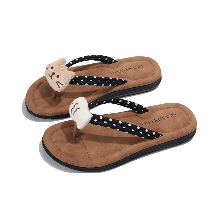 XMISTUO Тихий Аbrasion Resistant Slip Resistant Шлепанцы Женские