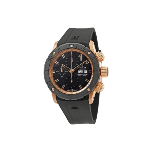 EDOX Автоматический Механический Часы Мужские Movement 45 мм Черные