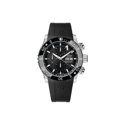 EDOX Автоматический Механический Часы Мужские Movement 45 мм Черные