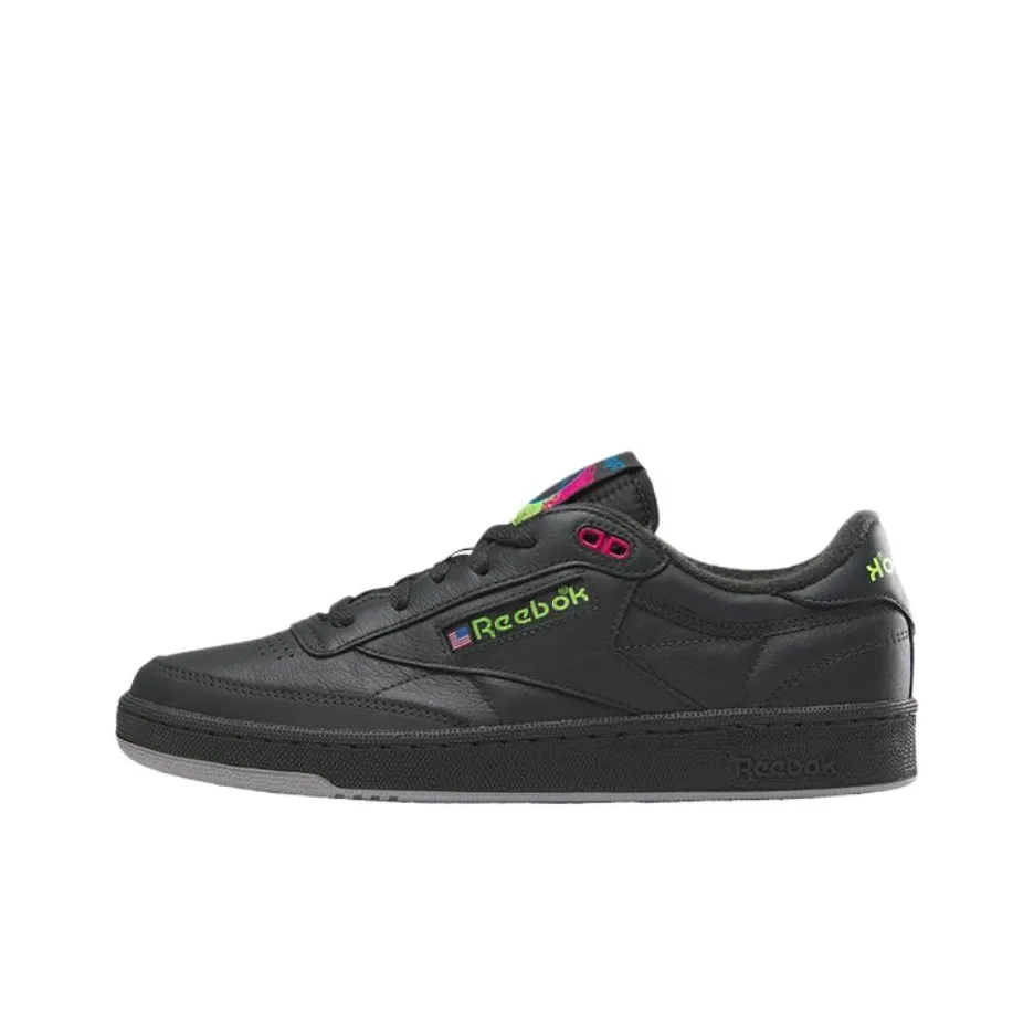Reebok Club C 85 Vintage Black Pink Green