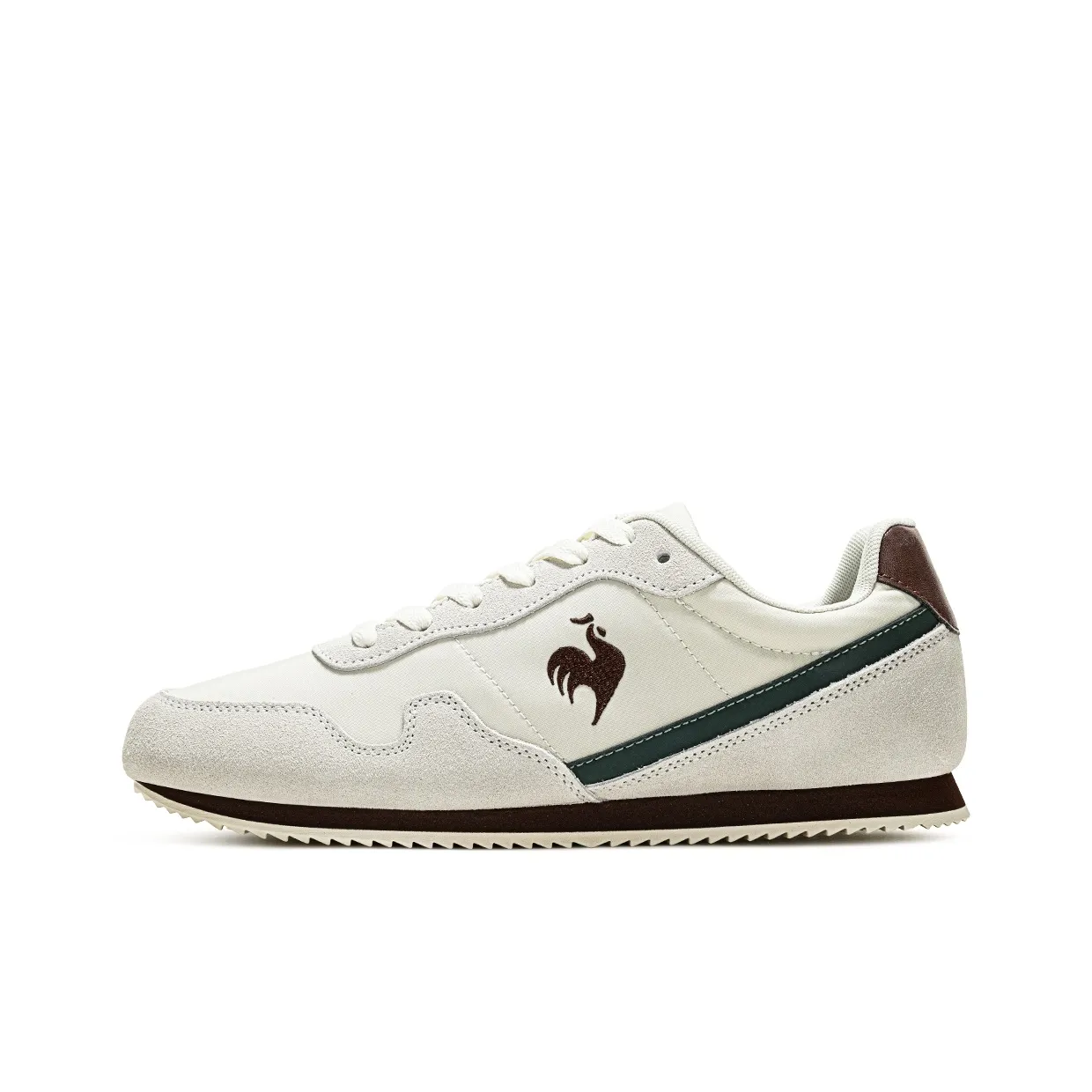 Le Coq Sportif Износостойкие Дышащие Низкие Кроссовки для Бега Унисекс Бежевые