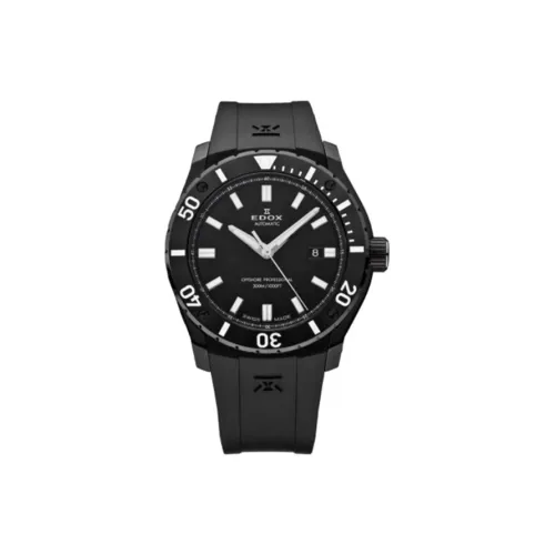 EDOX Автоматический Механический Часы Мужские Movement 43 мм Черные