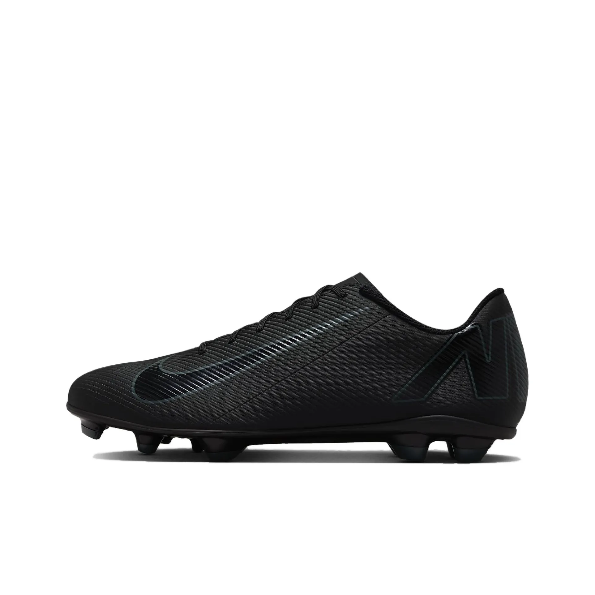 Nike Mercurial Vapor 16 Club MG MULTI Ground Slip-resistant Abrasion-resistant Football Cleats Unisex Black Найк Меркуриал Вапор 16 Клуб MG MULTI Ground Противоскользящие Устойчивые к истиранию Футбольные бутсы Унисекс Черный