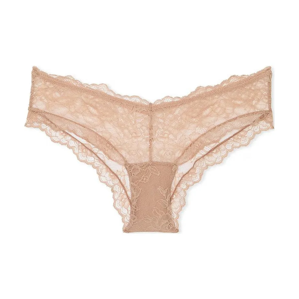 Victoria's Secret Very Sexy Strappy Hardware Cheeky Panty / Praline Underpants Women's 1 Pack Praline