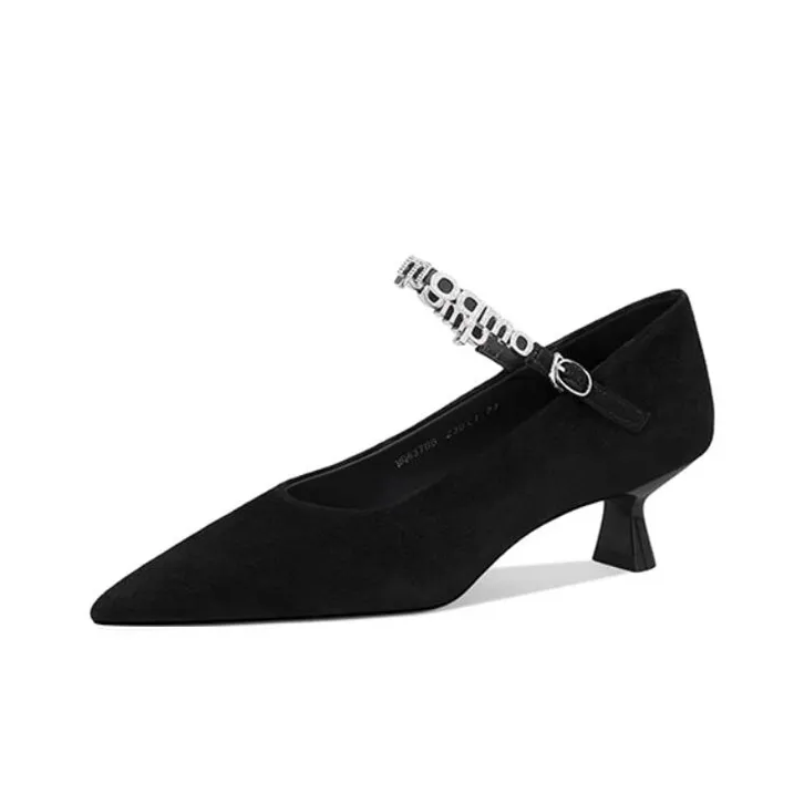 JESSICA SOPHIA Туфли Мэри Джейн с узким каблуком 4CM Женские