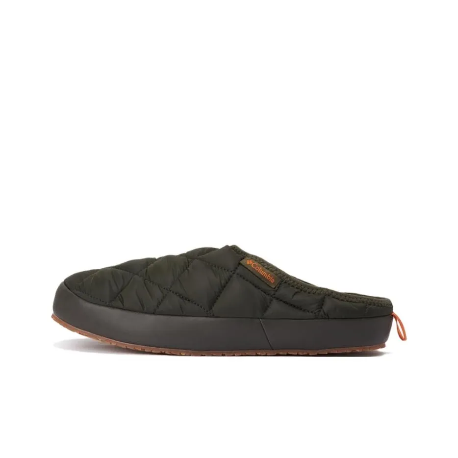 Columbia Omni Heat Abrasion Resistant Slip Resistant Closed Toe Slippers Men's Army Green